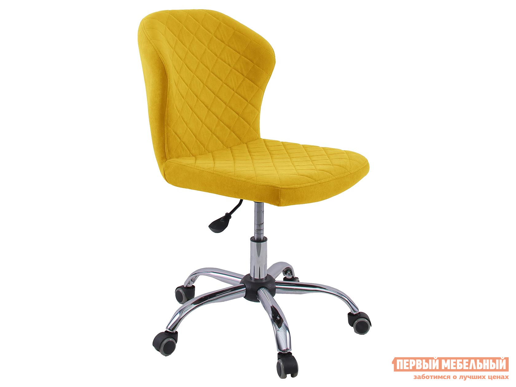 Офисное кресло  Dikline KD31 Желтый, микровелюр