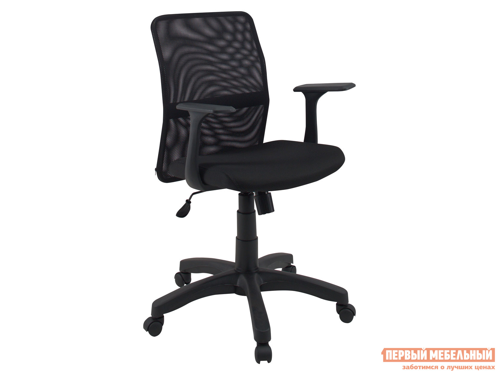 Офисное кресло  Офисное кресло Dikline SN19 Черный, сетка / Черный, пластик