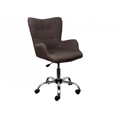 Офисное кресло  BELLA Серо-коричневый, ткань