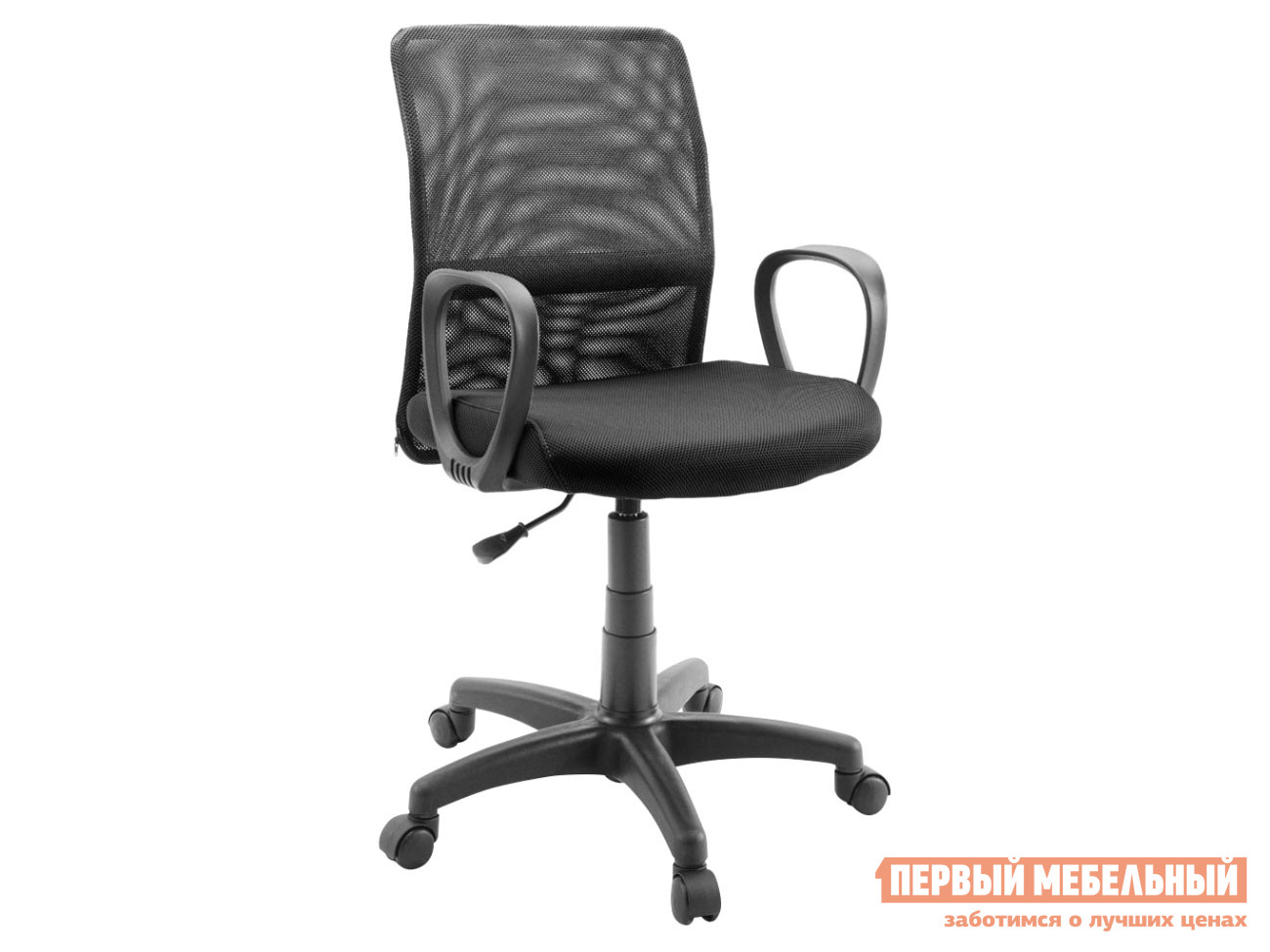 Офисное кресло  Офисное кресло Dikline SN12 Черный, сетка / Черный, пластик