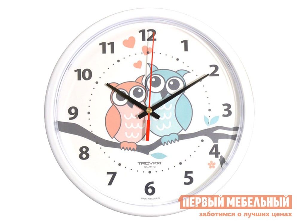 

Часы Совята Белый, пластик, Совята Белый, пластик