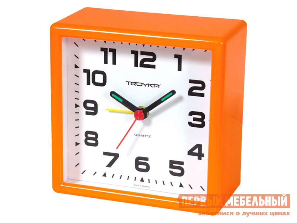 Часы  Лаки Оранжевый, пластик от Первый Мебельный