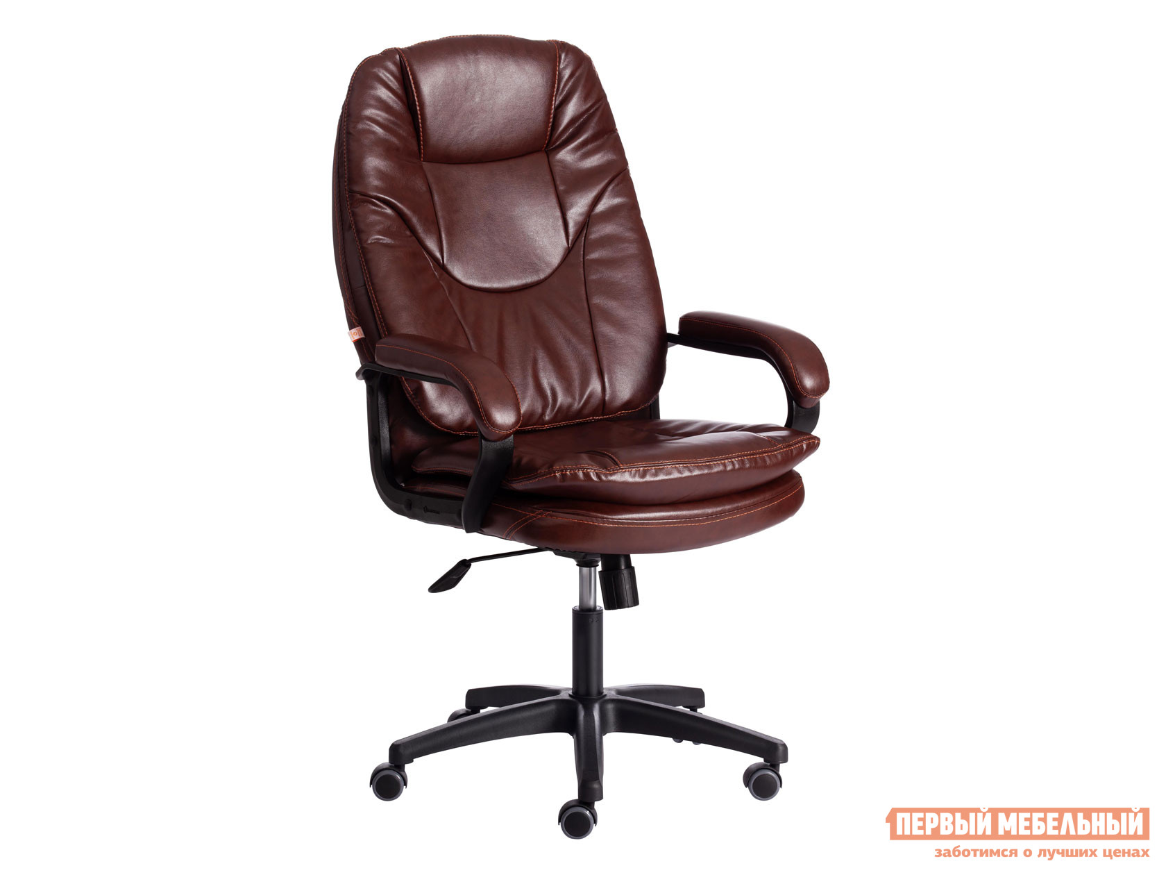 Кресло руководителя  COMFORT LT (22) Коричневый, иск. кожа