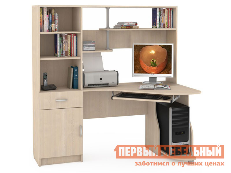 

Компьютерный стол Комфорт 8 СК Дуб Паллада, Бежевый, Комфорт 8 СК Дуб Паллада