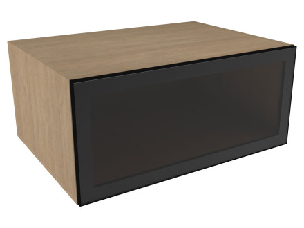 Антресольный шкаф со стеклом 135-159698