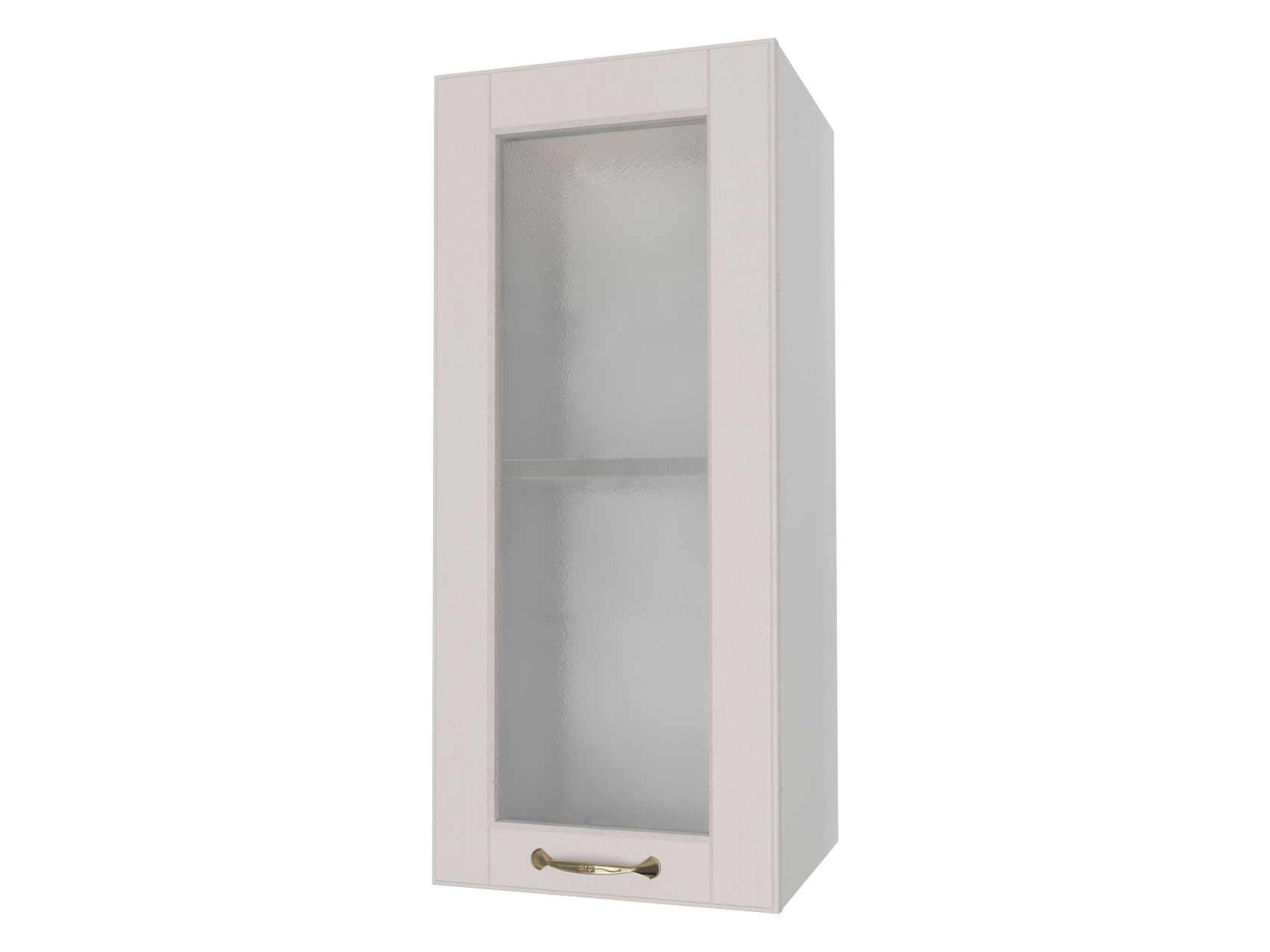 Кухонный модуль  Шкаф 1 дверь со стеклом 30 см Палермо Мускат от Первый Мебельный