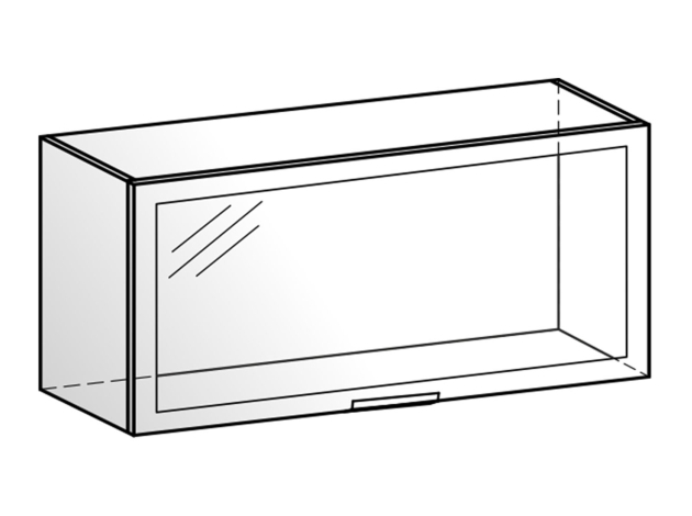 Антресольный шкаф Алюм