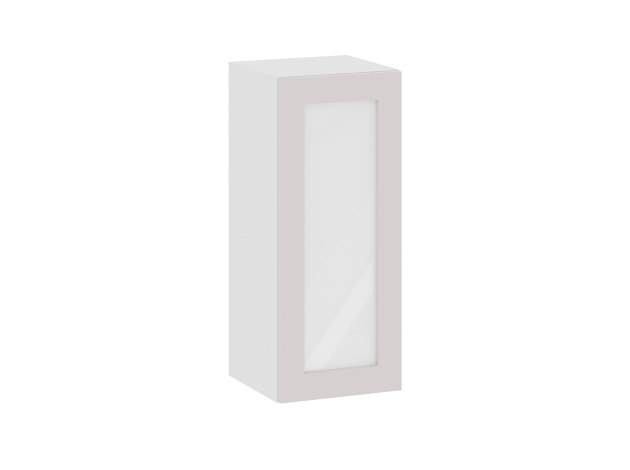 Навесной шкаф со стеклом Аурелио