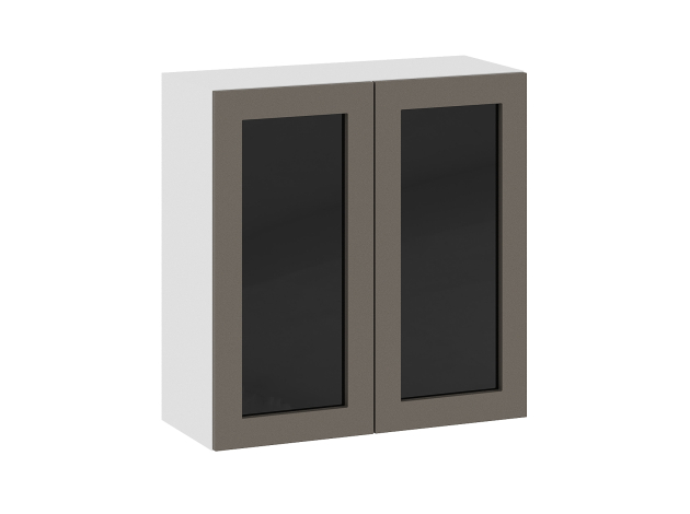 Навесной шкаф со стеклом Аурелио