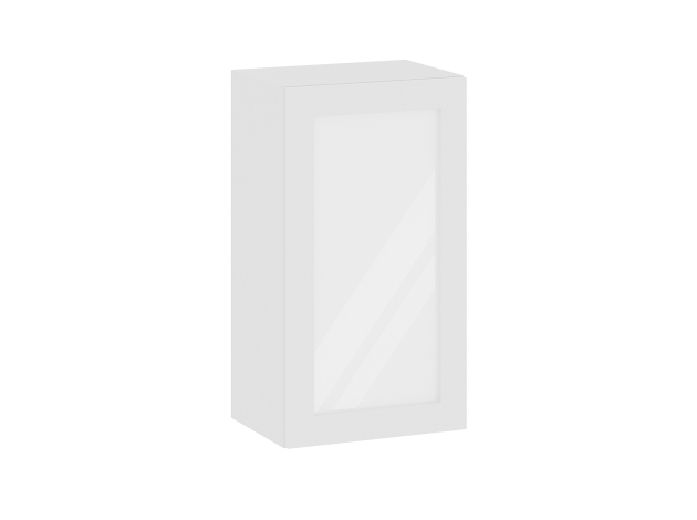 Навесной шкаф со стеклом Аурелио