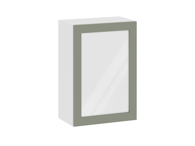 Навесной шкаф со стеклом Аурелио