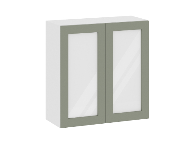 Навесной шкаф со стеклом Аурелио