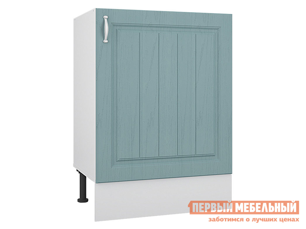 Кухонный модуль  Стол под накладную мойку 1 дверь 60 см Адель Каркас Белый / Фасад Мурено