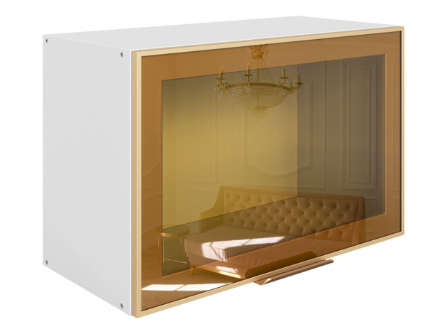 Торцевой антресольный шкаф Алюм