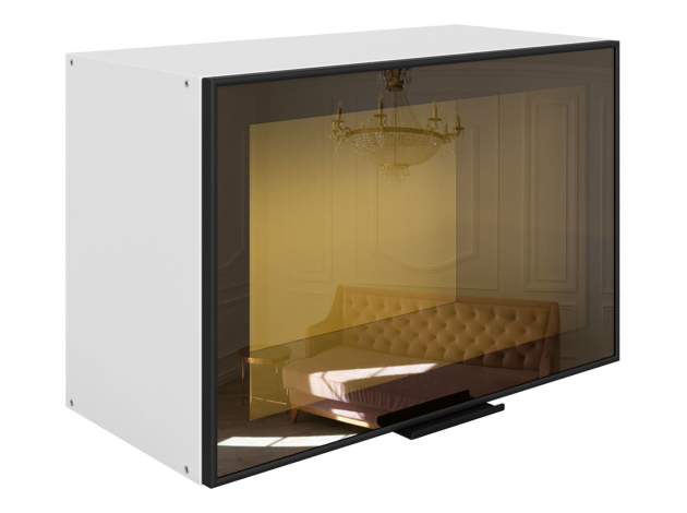 Торцевой антресольный шкаф Алюм