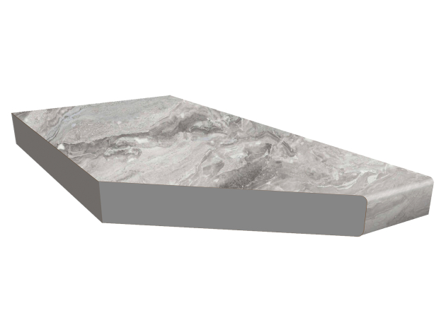 Торцевая столешница Паладина светлая 38 мм preview