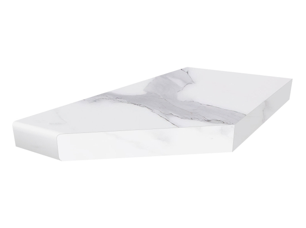 Торцевая столешница Белый гранит 38 мм preview