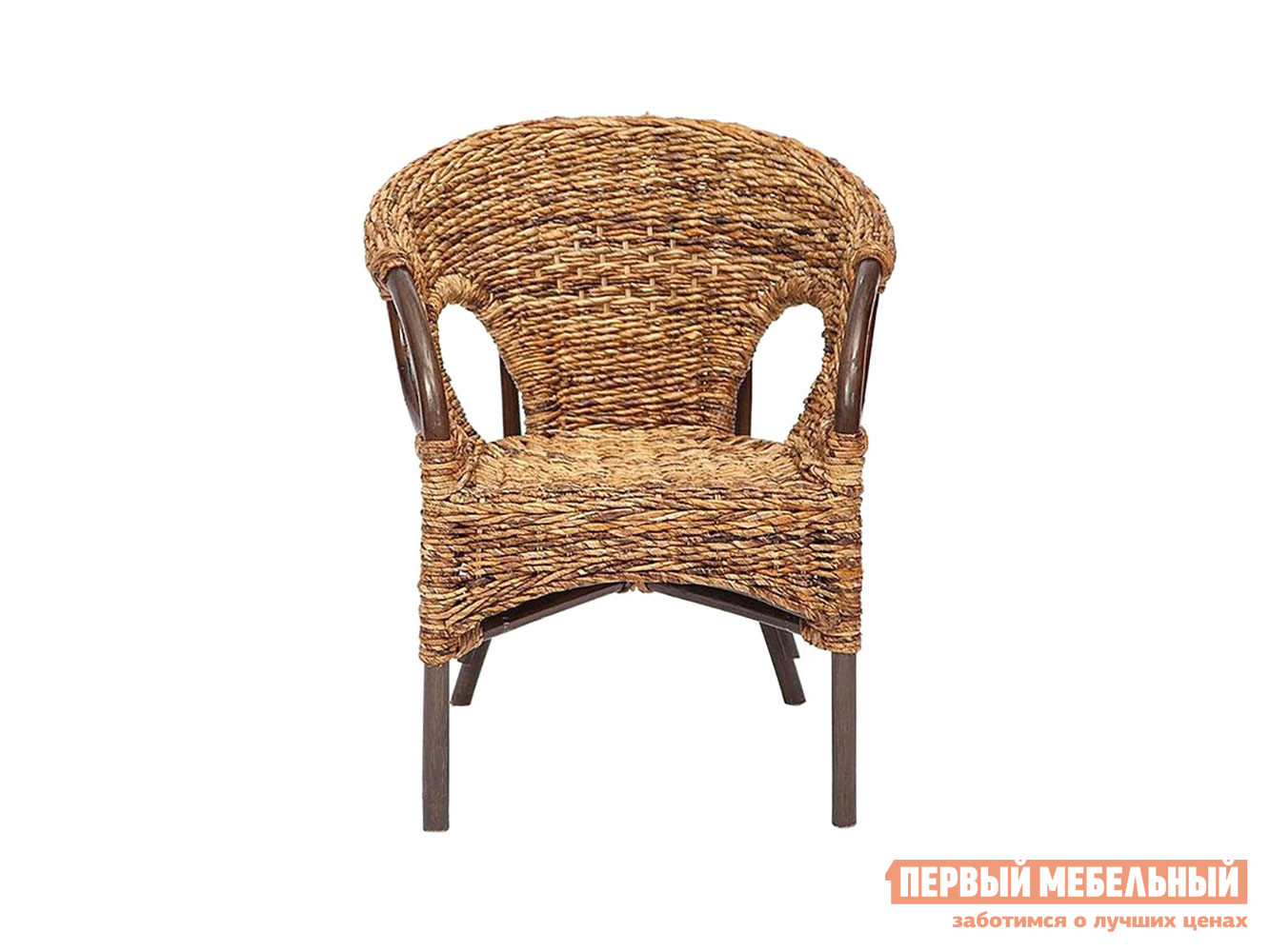 Комплект плетеной мебели  Мандалино 1 Грецкий орех / Банановые листья от Первый Мебельный