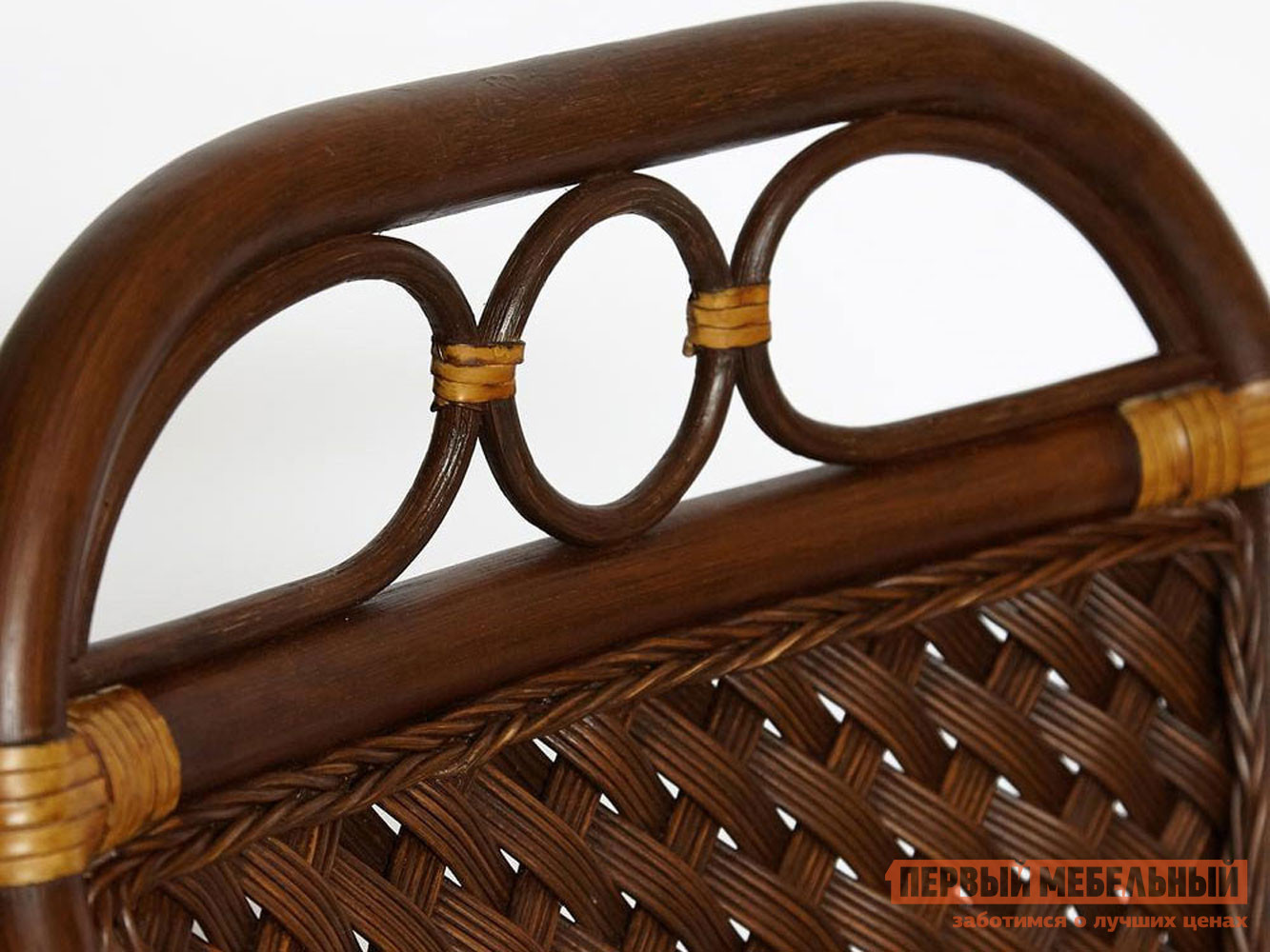 Комплект плетеной мебели  Андреа Античный орех, ротанг / Кремовый, ткань от Первый Мебельный