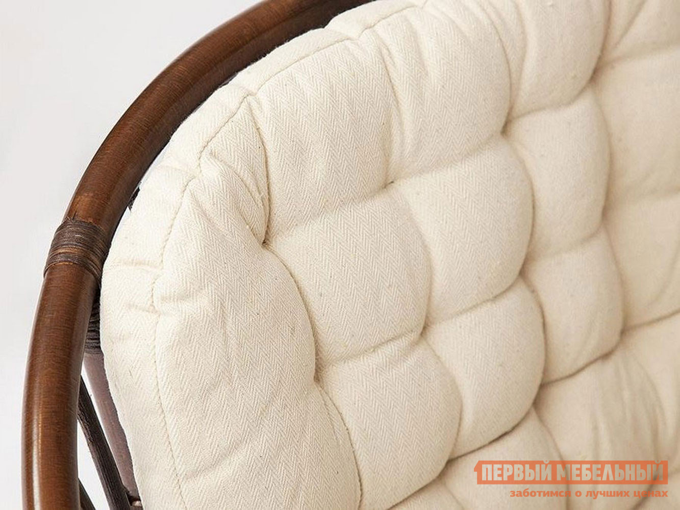 Комплект плетеной мебели  Туркей Грецкий орех, ротанг / Бежевый, ткань от Первый Мебельный