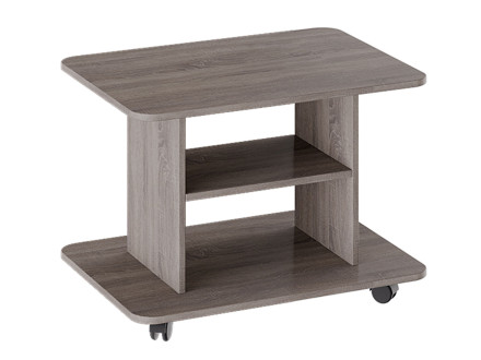 Узкий журнальный столик на колесах 193-157216