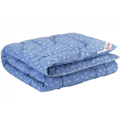 Одеяло  Одеяло тик/лебяжий пух, 300г/м2 всесезонное Лебяжий пух, голубой, 1720 х 2050 мм