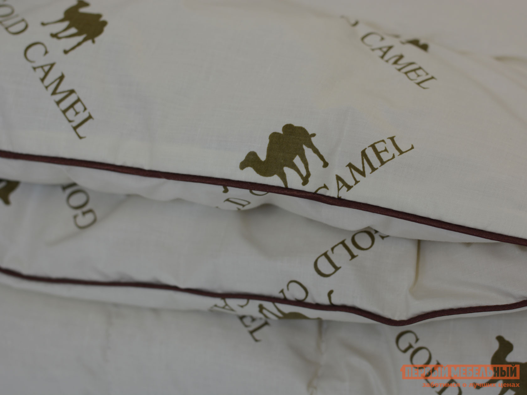 Одеяло  Верблюжья шерсть Люкс Комфорт Белый, 1400 х 2050 мм от Первый Мебельный