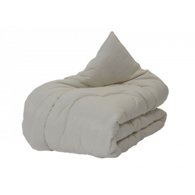 Одеяло  Одеяло микрофибра/шерсть овечья 300 г/м2, всесезонное Белый, 2000 х 2200 мм