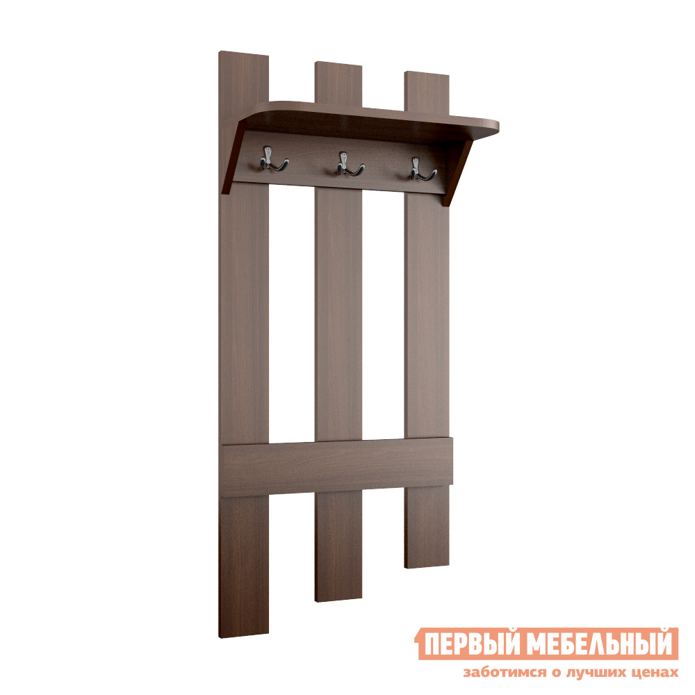 Настенная вешалка Каскад мини Орех Экко