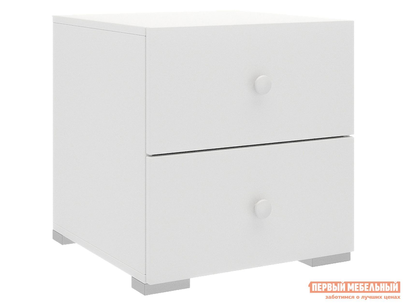 Детская тумба  Абрис Белый глянец / Белый