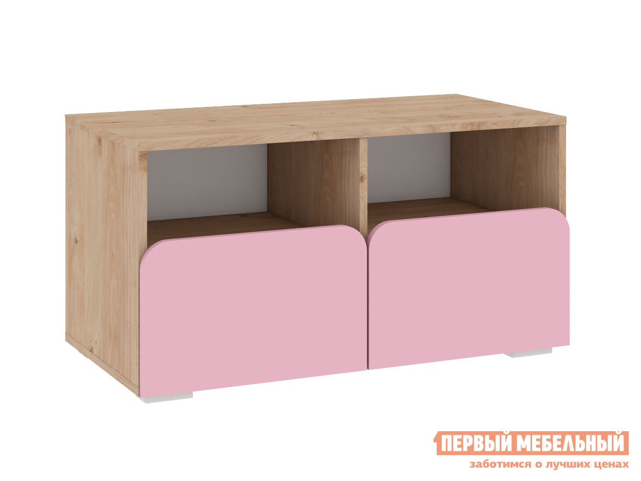 Детская тумба  Калейдоскоп Розовый / Гикори Джексон