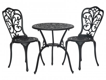 Комплект Secret De Maison Romance (стол +2 стула) Черный, металл в отделке Черный, металл по цене 22000 руб.
