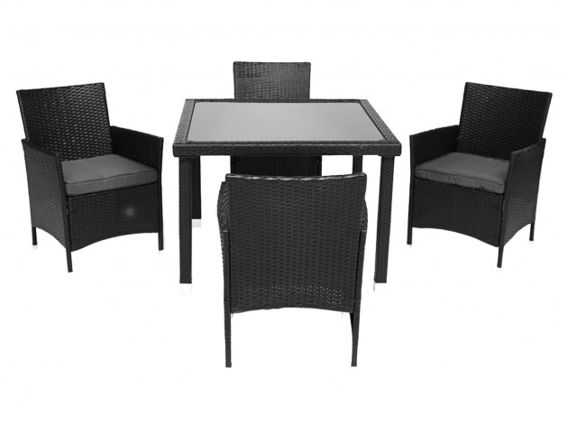 Комплект садовой мебели Обеденный сет (стол+4стула) (mod. 210036)