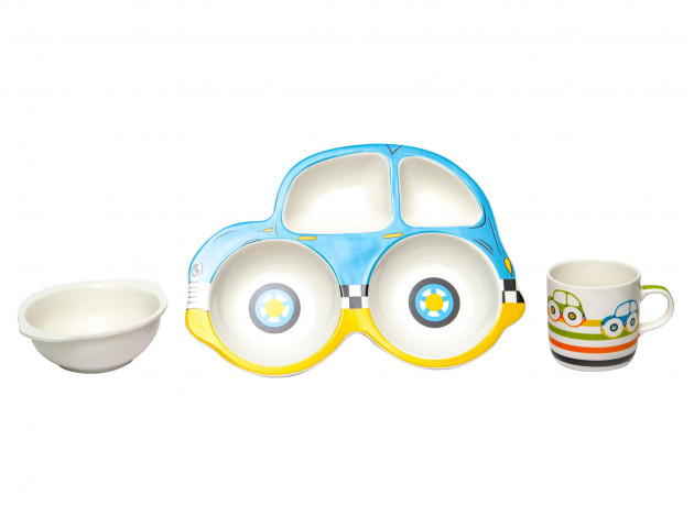 Набор детской посуды Авто 3 предмета