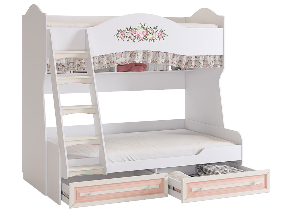 Двухъярусная кровать МебельСон Алиса