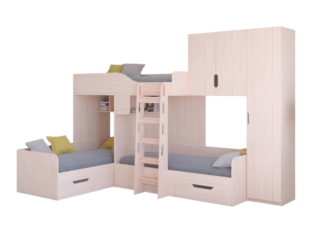 Двухъярусная кровать Трио 1