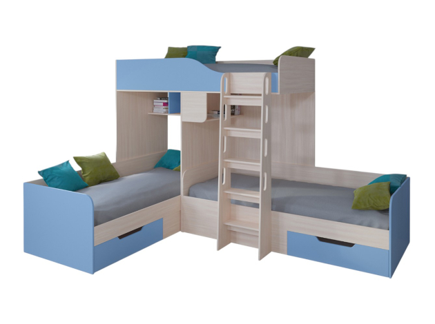 Двухъярусная кровать Трио