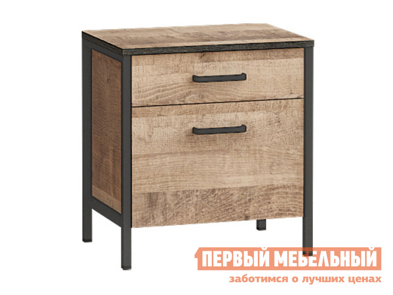 

Прикроватная тумбочка Трувор 13.290 Дуб Гранж песочный / Интра / Черный, Светлое дерево, Трувор 13.290 Дуб Гранж песочный / Интра / Черный