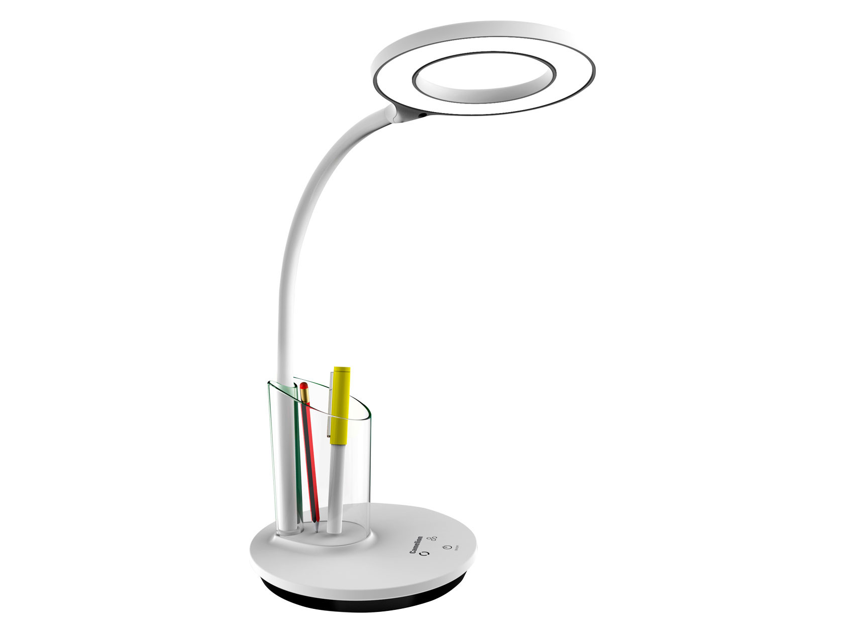 Настольная лампа  Camelion KD-826 Белый, металл / Белый, пластик
