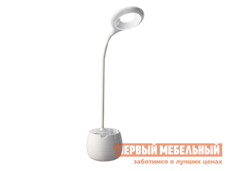 

Настольная лампа Ultraflash UF-707 Белый, металл / Белый, пластик, Ultraflash UF-707 Белый, металл / Белый, пластик