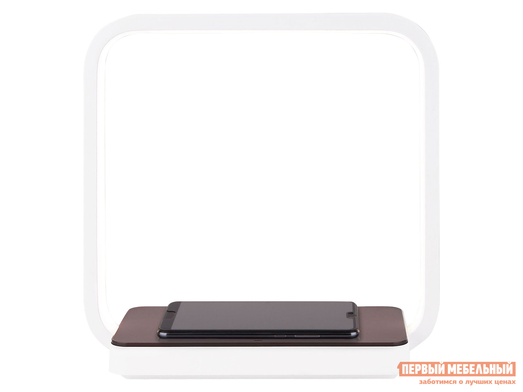 Настольная лампа  Frame 80502/1 Белый, пластик / Коричневый
