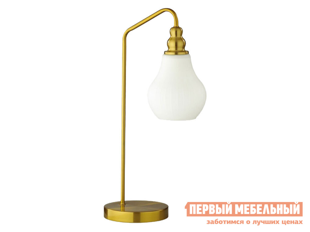 Настольная лампа  ELEONORA 4562/1T Латунь / Белый