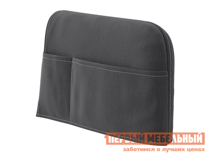 Аксессуар для дивана  Граус Темно-серый, искусственная замша, Левый