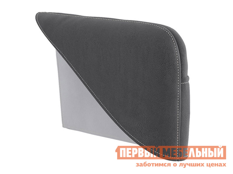 Аксессуар для дивана  Граус Темно-серый, искусственная замша, Правый