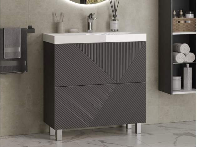 Напольная тумба под раковину Эджи
