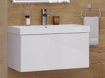 Навесная тумба под раковину 135-194162