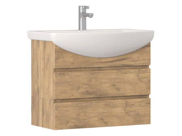 Навесная тумба под раковину Винг 2 ящика preview