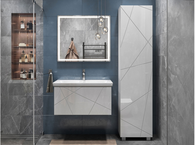 Комплект мебели для ванной Геометрия