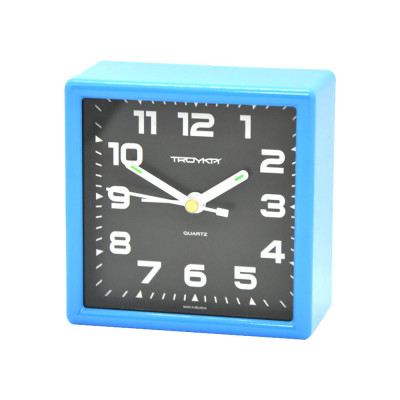 Часы  Будильник БЭМ-08.41.800 Голубой, пластик