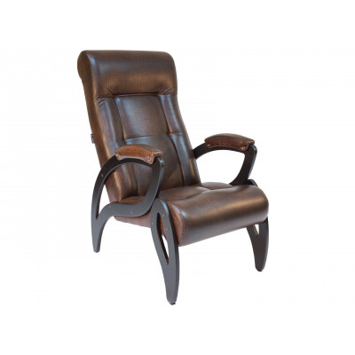 Кресло  Кресло для отдыха Комфорт Модель 51 Венге, Antic Crocodile, иск. кожа
